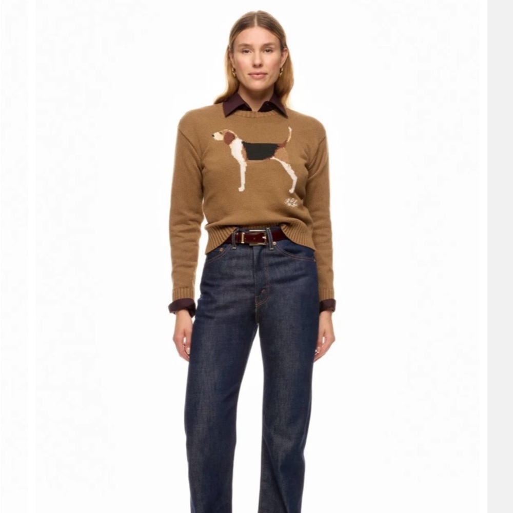 Ralph Lauren Brown Dog Sweater - Picture 3 of 7